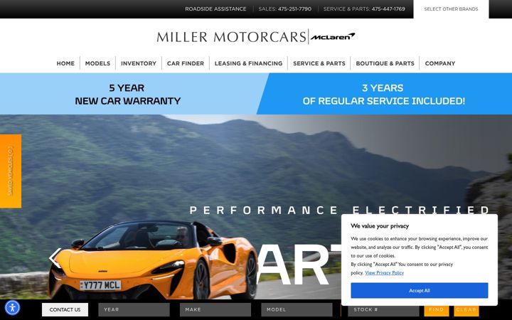 Screenshot of mclarenofgreenwich.com