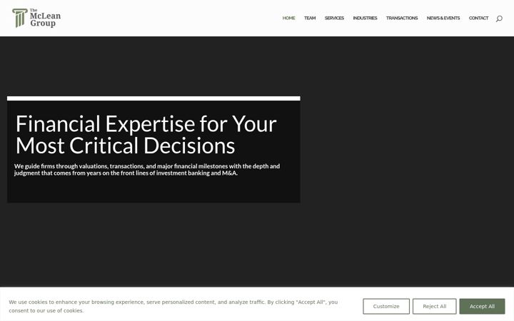 Screenshot of mcleanllc.com