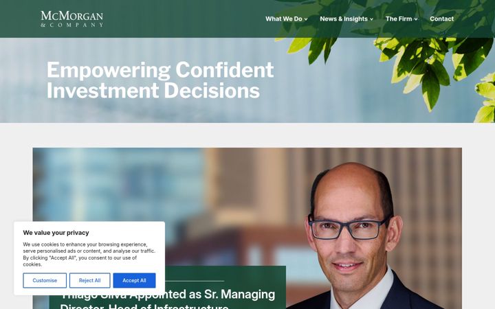 Screenshot of mcmorgan.com