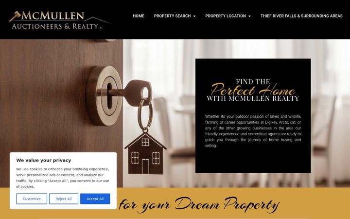 Screenshot of mcmullenrealtors.com