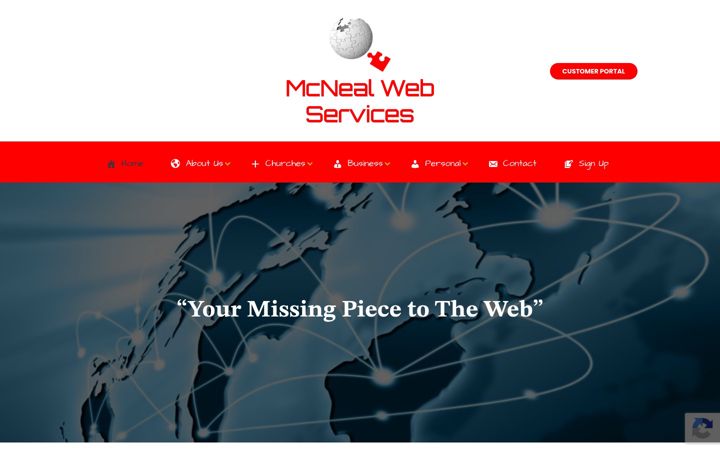 Screenshot of mcnealwebservices.com