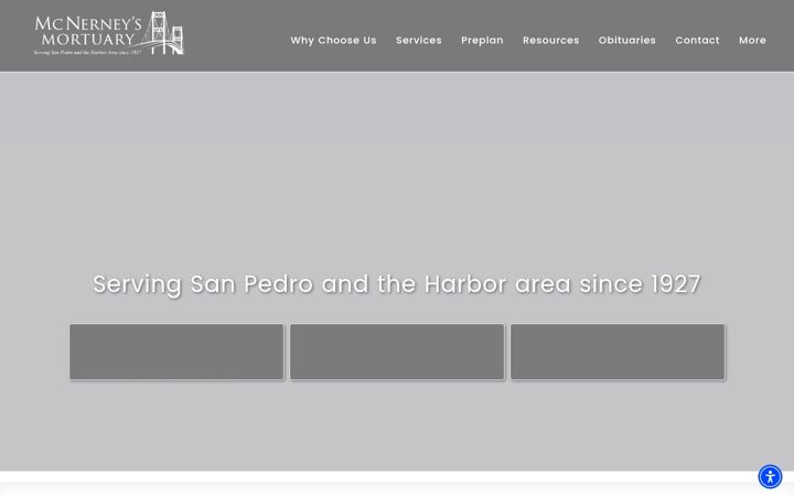 Screenshot of mcnerneysmortuary.com