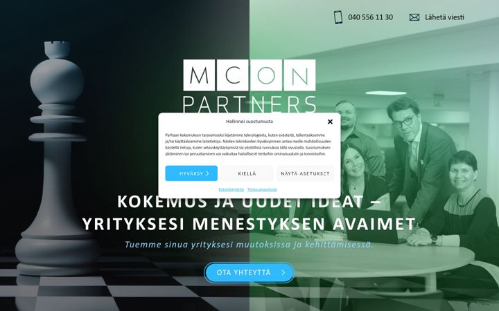 Screenshot of mconpartners.com