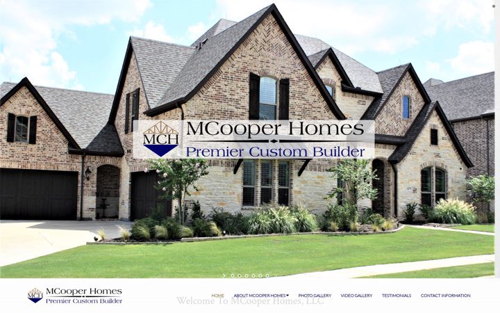 Screenshot of mcooperhomes.com