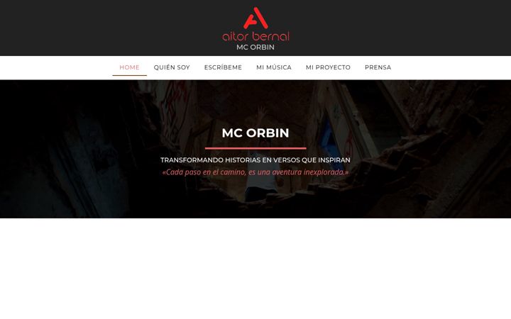 Screenshot of mcorbinoficial.com