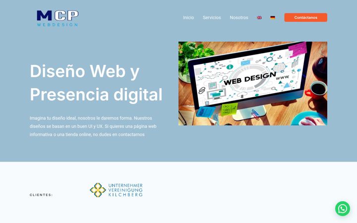Screenshot of mcp-webdesign.com