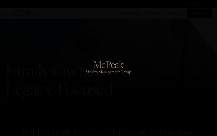 Screenshot of mcpeakwealthmanagementgroup.com