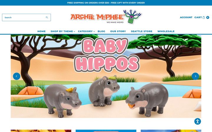 Screenshot of mcphee.com