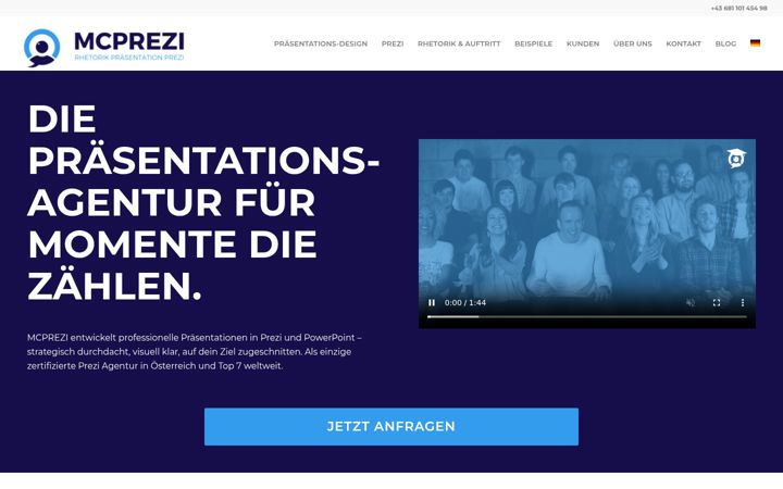 Screenshot of mcprezi.com