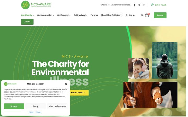 Screenshot of mcs-aware.org
