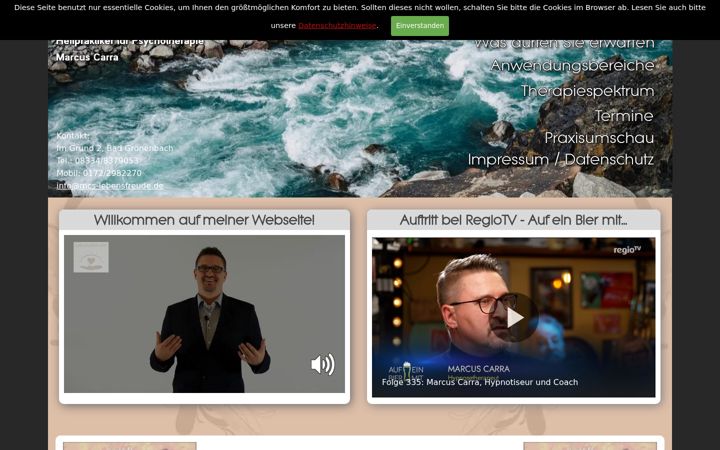 Screenshot of mcs-lebensfreude.de