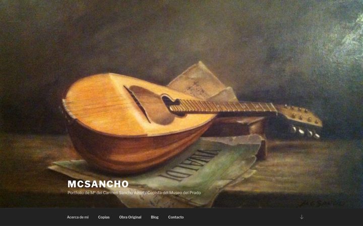 Screenshot of mcsancho.com