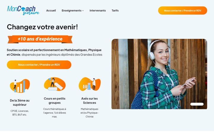 Screenshot of mcscolaire.com
