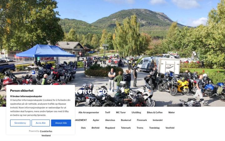 Screenshot of mctreffnorge.com