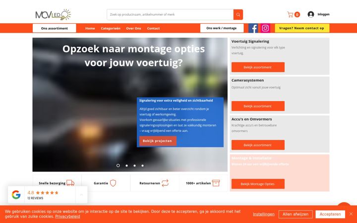 Screenshot stránky mcvled.nl