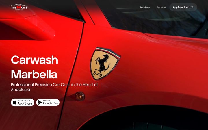 Screenshot of mcwash.es