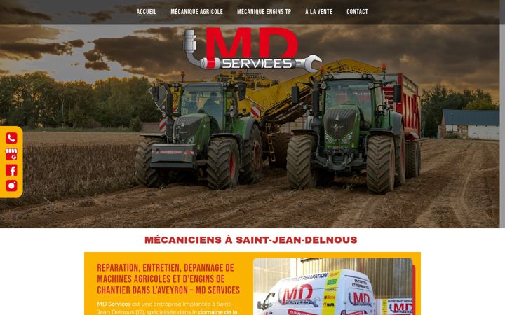 Screenshot of md-services-hydraulique.com