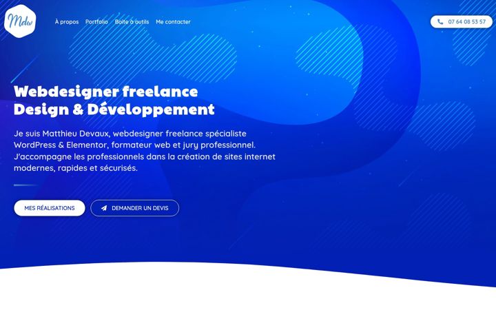 Screenshot of md-webdesigner.com