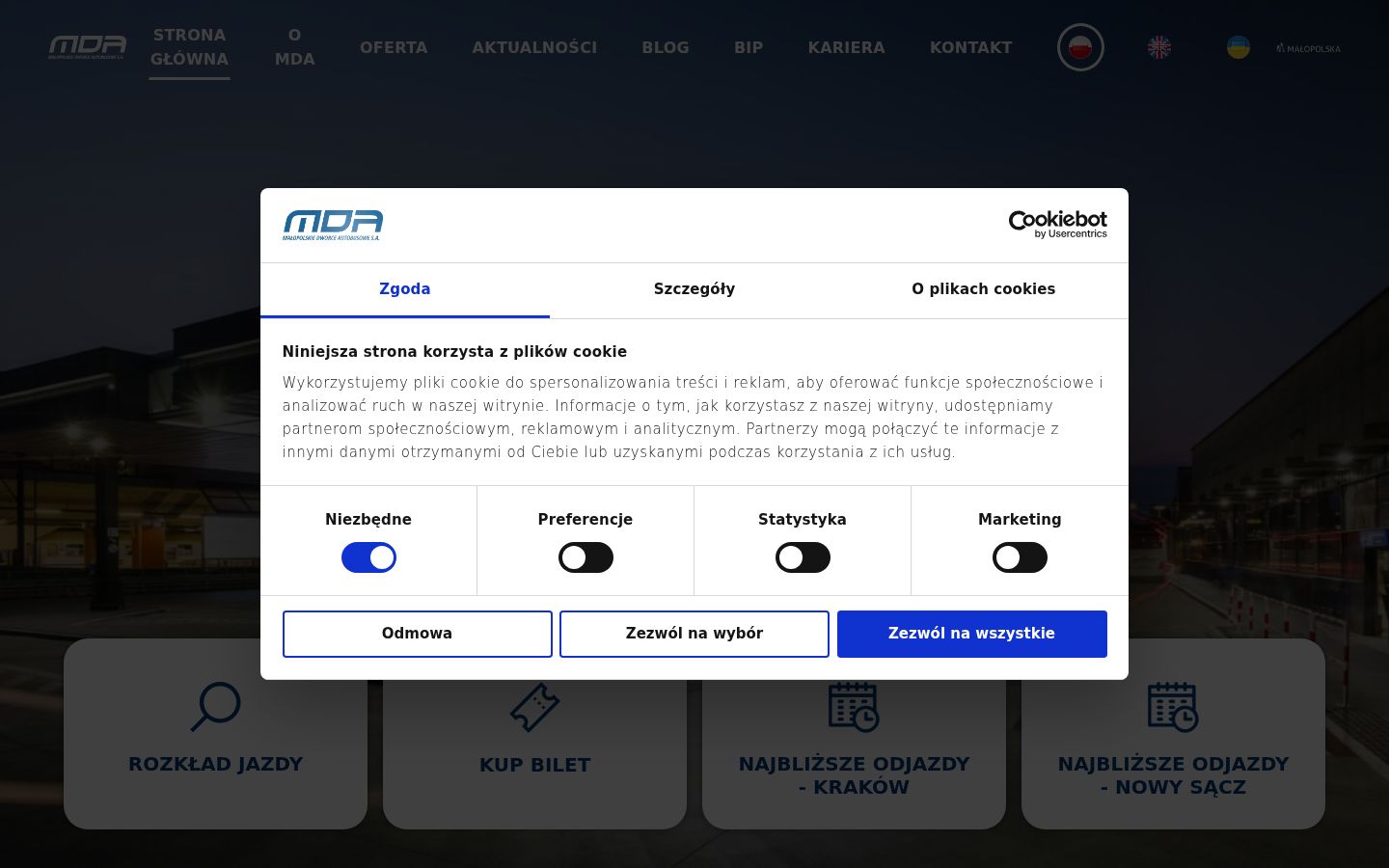 Sutikimo reklamjuostės, rodytos prieš bet kokią sąveiką, ekrano kopija