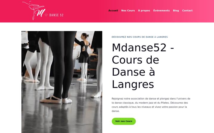 Screenshot of mdanse52.com