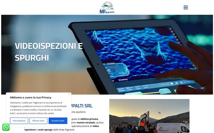 Screenshot of mdappalti.com