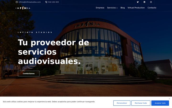 Screenshot of mdcinfinia.com