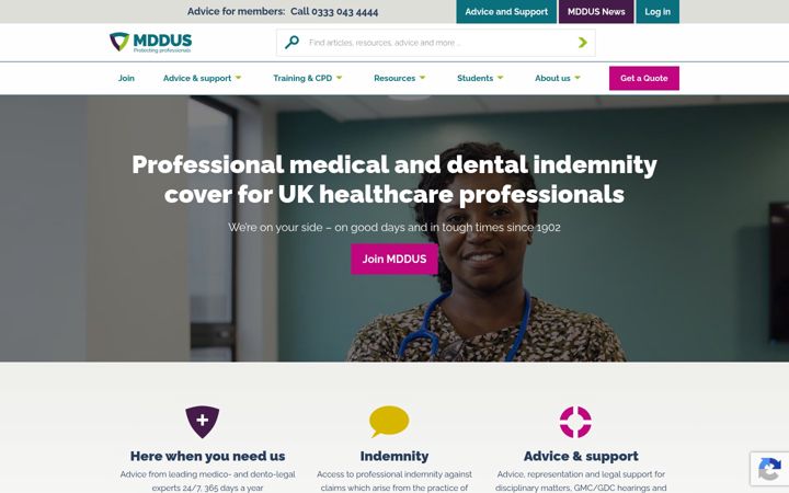 Screenshot of mddus.com