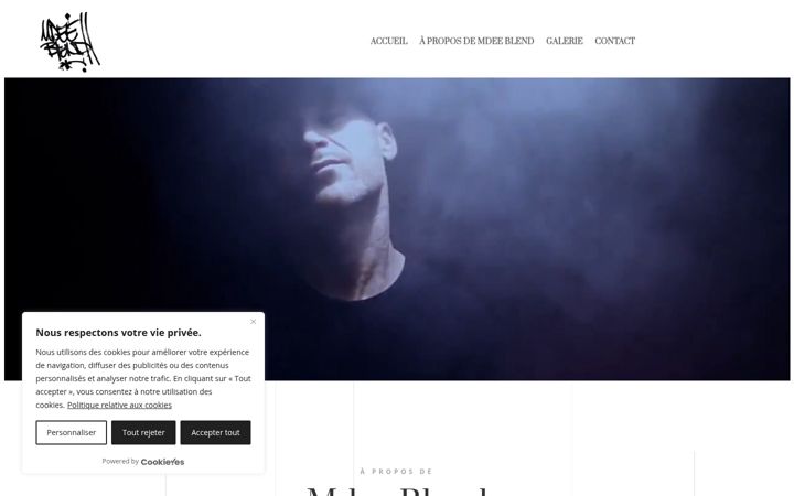 Screenshot of mdeeblend.com