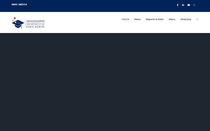 Screenshot of mdek12.org