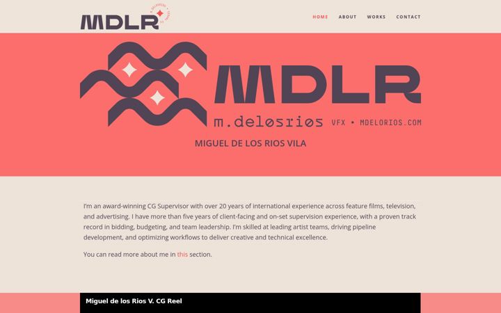 Screenshot of mdelosrios.com