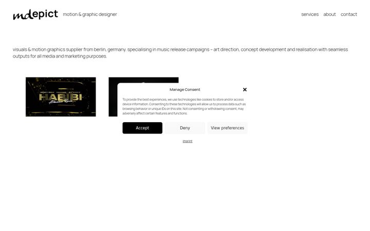 Screenshot of mdepict.com