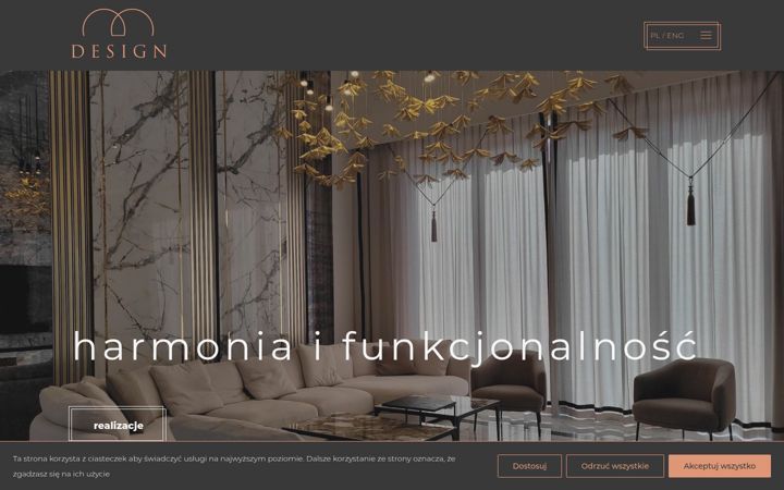 Screenshot of mdesign-project.com