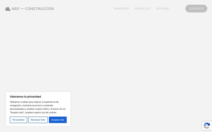 Screenshot of mdfconstruccion.com
