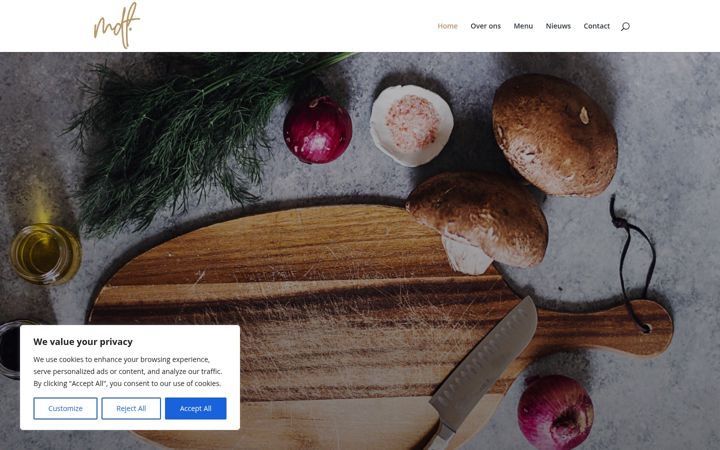 Screenshot of mdfwinefood.com