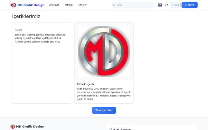 Screenshot of mdgrafikdesign.com