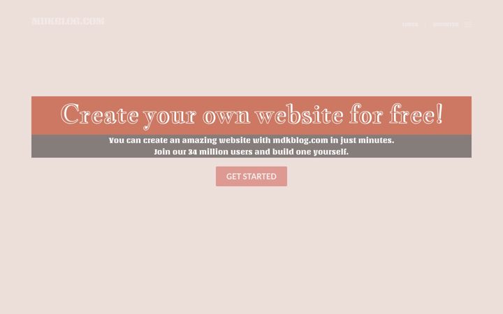 Snimka zaslona za mdkblog.com