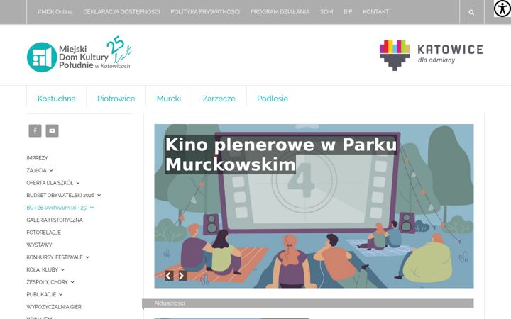 Screenshot of mdkpoludnie.com