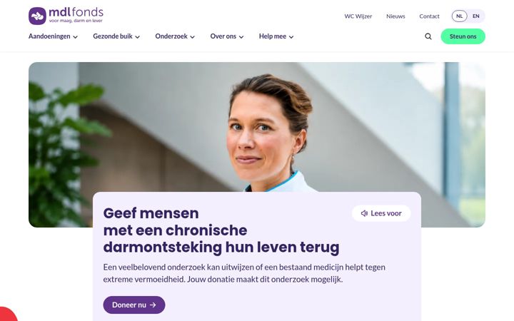 Screenshot του mdlfonds.nl