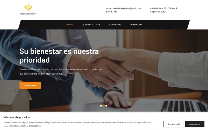 Screenshot of mdmcorreduria.es