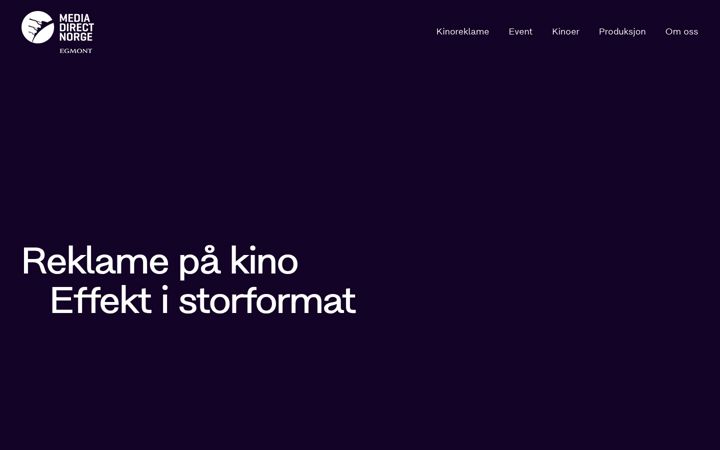 Screenshot of mdn.no
