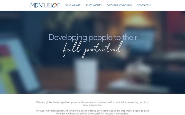 Screenshot of mdnfusion.com