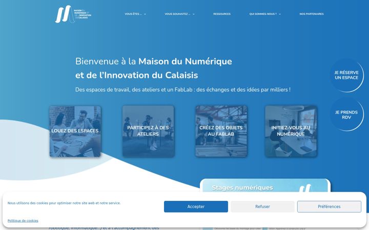 Screenshot of mdni-calaisis.com