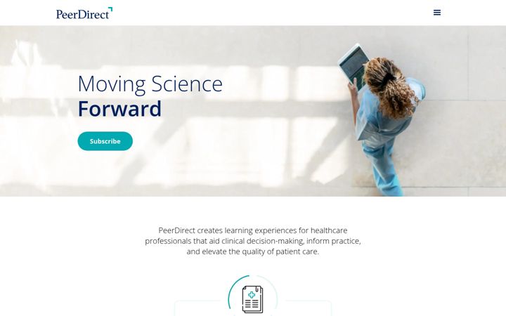 Screenshot of mdpodium.com