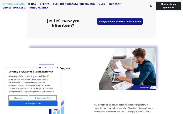 Screenshot of mdprogress.pl