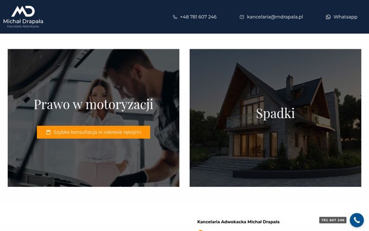 Screenshot of mdrapala.pl