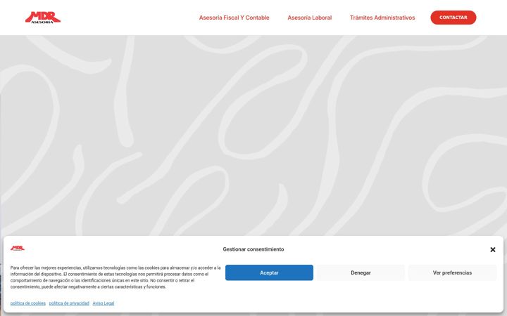Screenshot of mdrasesoria.es