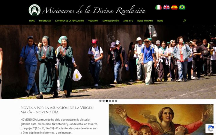 Screenshot of mdrevelacion.org