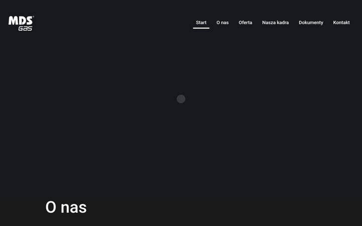 Screenshot of mdsgas.pl