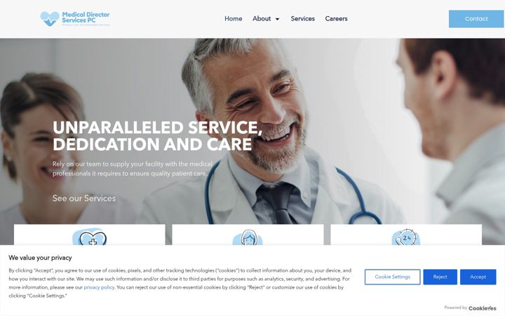 Screenshot of mdspc.org
