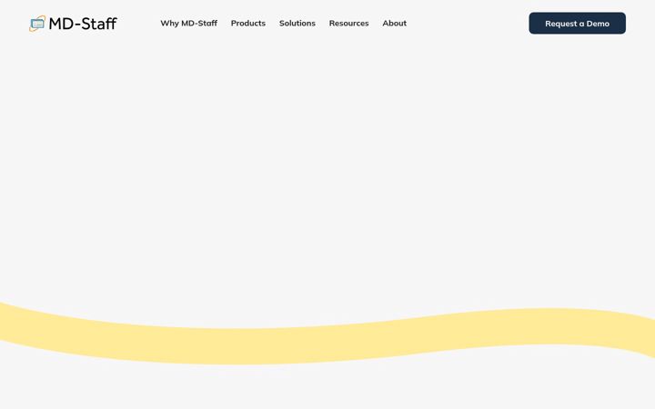 Screenshot of mdstaff.com